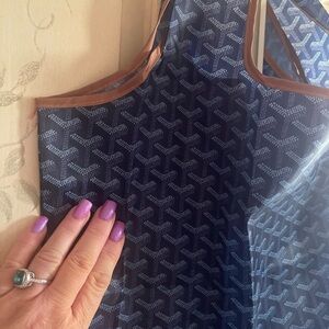 Stylish Blue Tote Bag